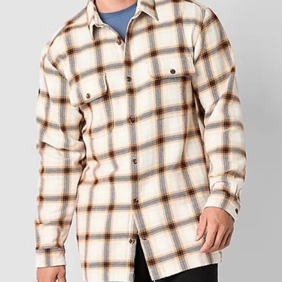 Mutual Weave Mens Big and Tall Midweight Shirt Jacket 3XL NWT - Picture 1 of 3